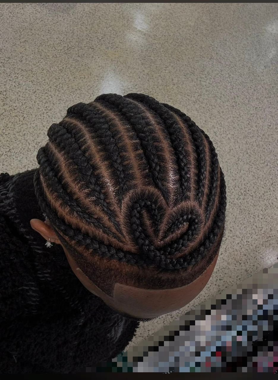 Cornrows style